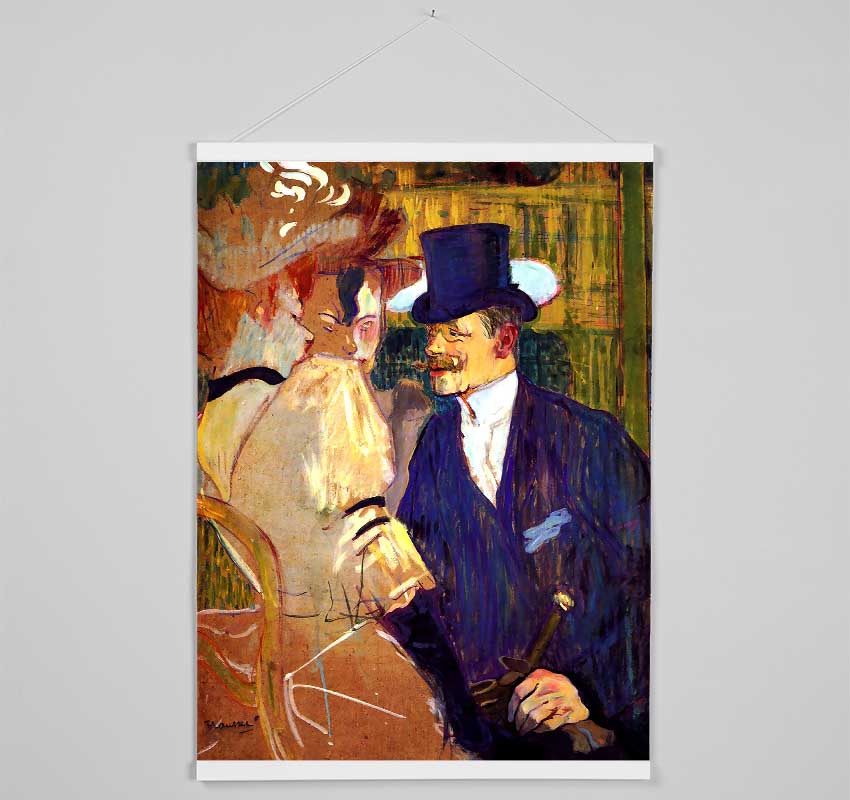 Toulouse Lautrec The English Man At The Moulin Rouge Hanging Poster - Wallart-Direct UK