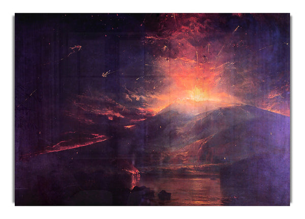 The Eruption Of Volcano Souffrier By Joseph Mallord Turner