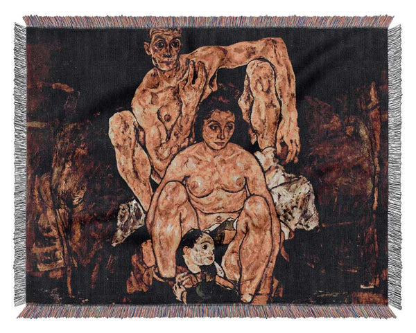 Schiele The Family Woven Blanket