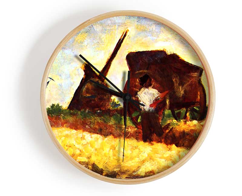 Seurat The Field Worker Clock - Wallart-Direct UK