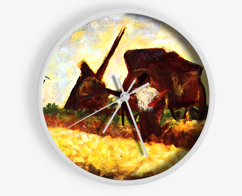 Seurat The Field Worker Clock - Wallart-Direct UK