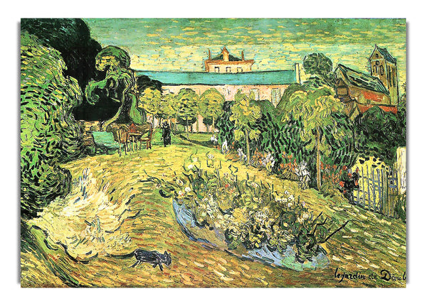 The Garden Of Daubigny By Van Gogh