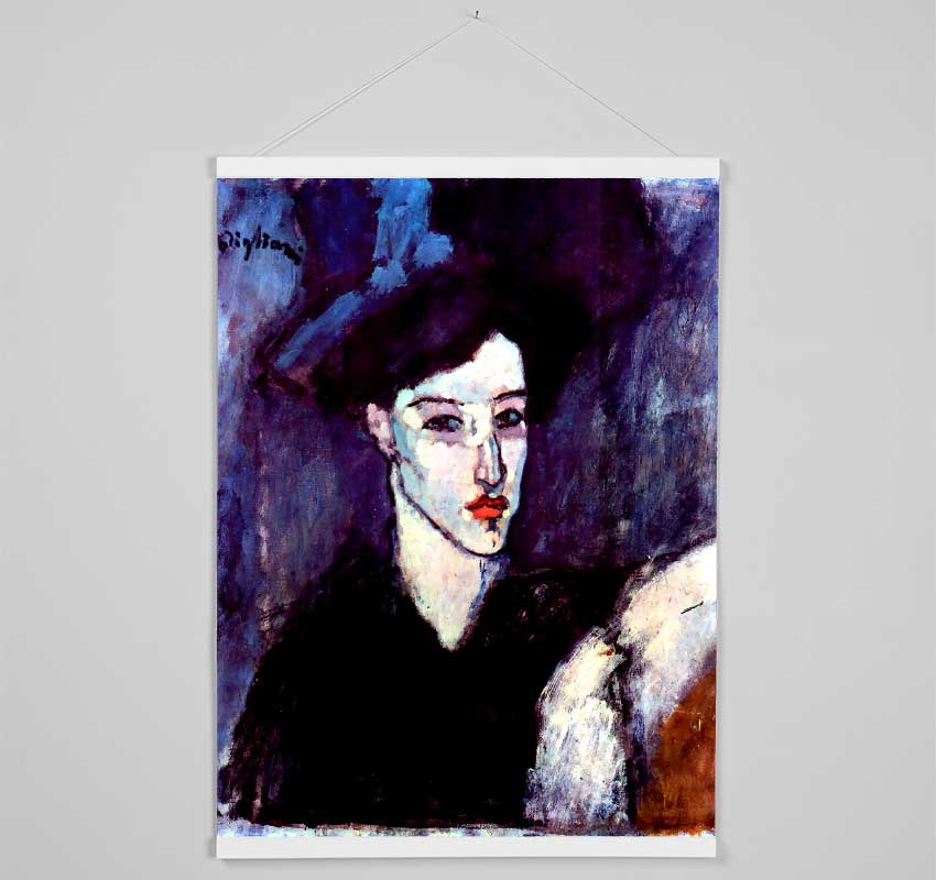 Modigliani The Jewess Hanging Poster - Wallart-Direct UK