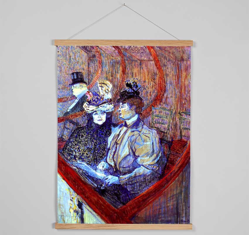 Toulouse Lautrec The Loge Hanging Poster - Wallart-Direct UK