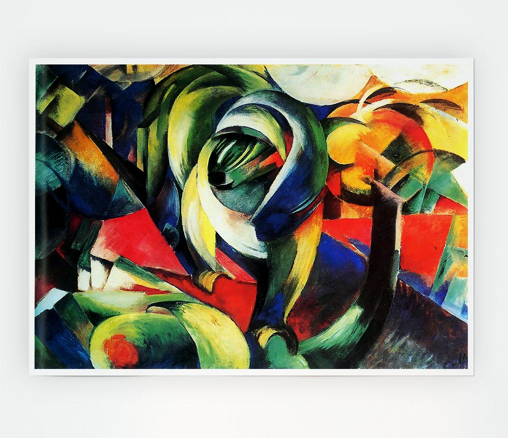 Franz Marc The Mandrill Print Poster Wall Art