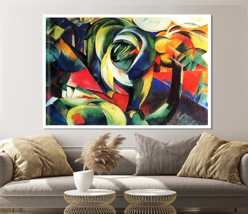 Franz Marc The Mandrill Print Poster Wall Art