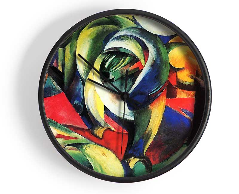 Franz Marc The Mandrill Clock - Wallart-Direct UK