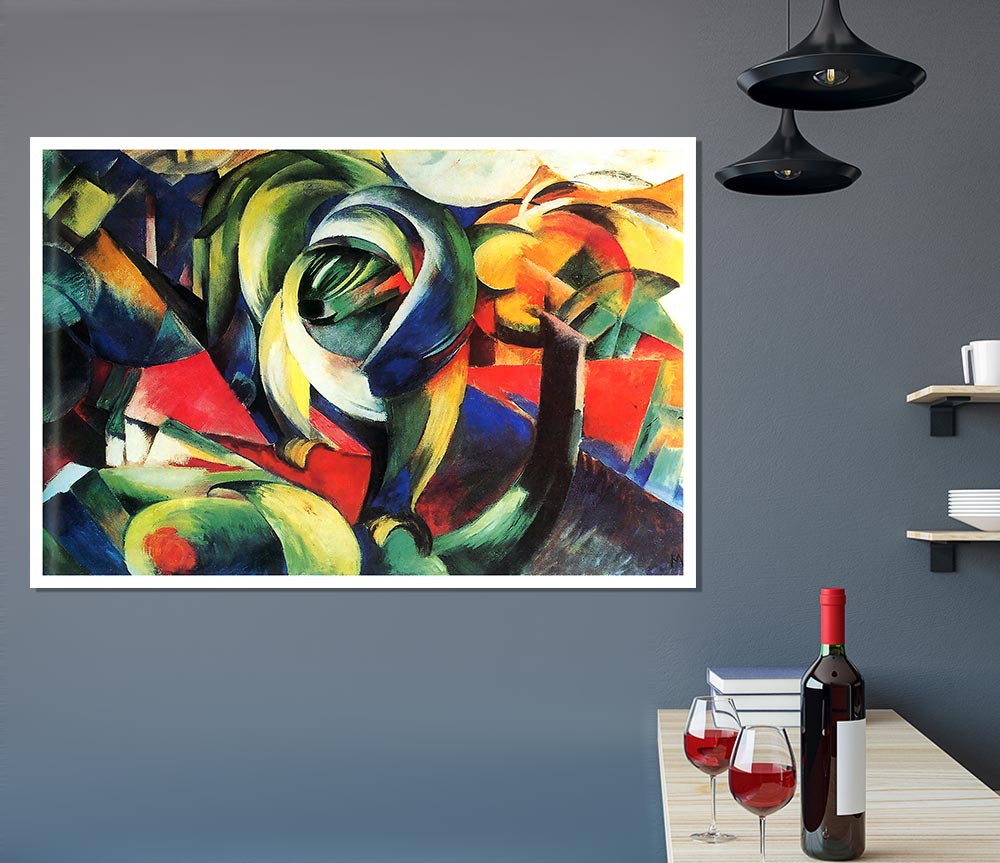 Franz Marc The Mandrill Print Poster Wall Art