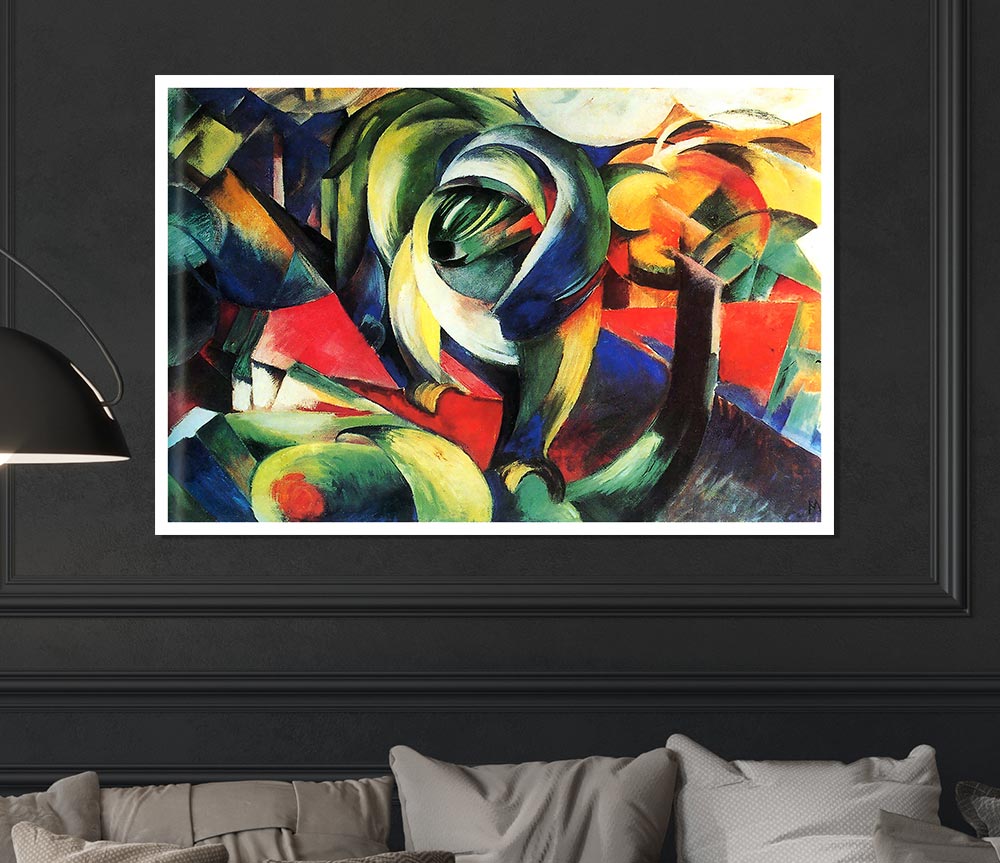 Franz Marc The Mandrill Print Poster Wall Art