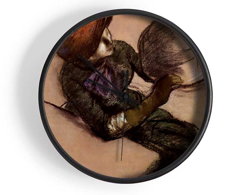 Degas The Milliner Clock - Wallart-Direct UK