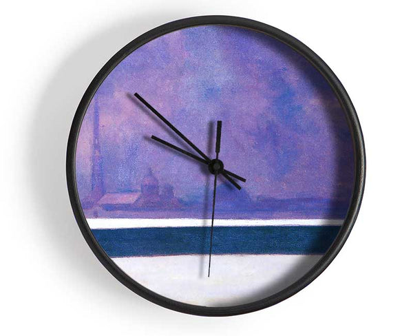 Felix Vallotton The Night In Light Fog Clock - Wallart-Direct UK