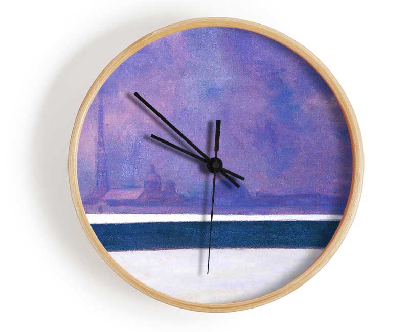 Felix Vallotton The Night In Light Fog Clock - Wallart-Direct UK