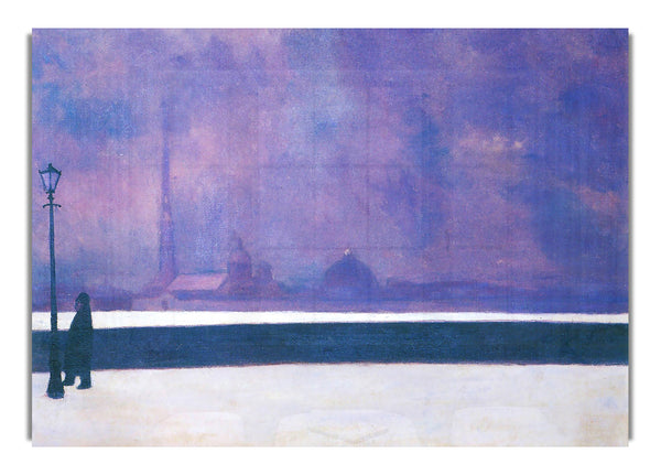 The Night In Light Fog By Felix Vallotton