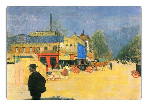 The Place Clichy In Paris By Felix Vallotton