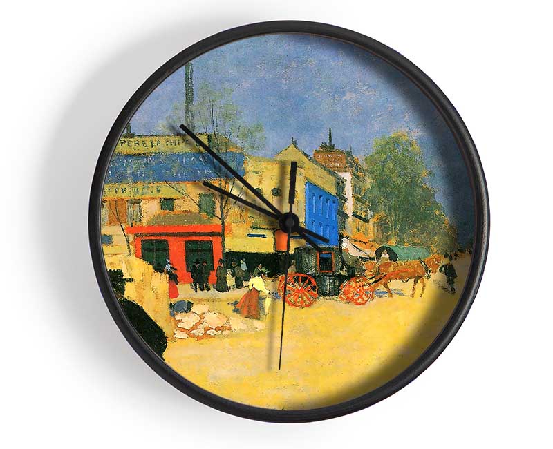 Felix Vallotton The Place Clichy In Paris Clock - Wallart-Direct UK