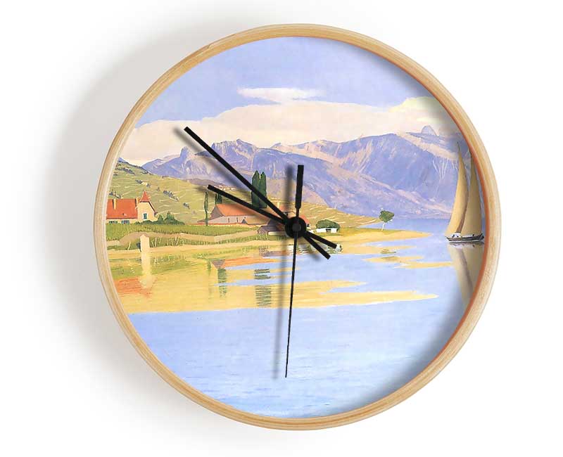 Felix Vallotton The Port Of Pully Clock - Wallart-Direct UK