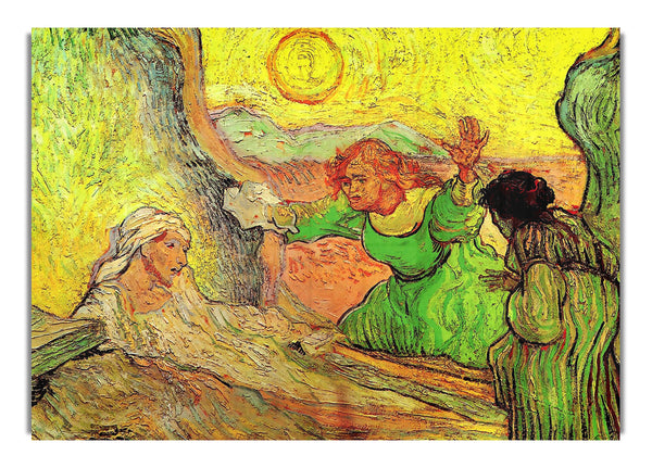 The Raising Of Lazarus After Rembrandt By Van Gogh