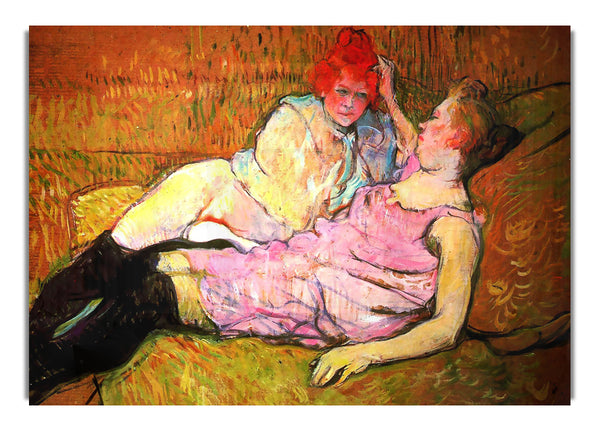 The Sofa By Toulouse Lautrec