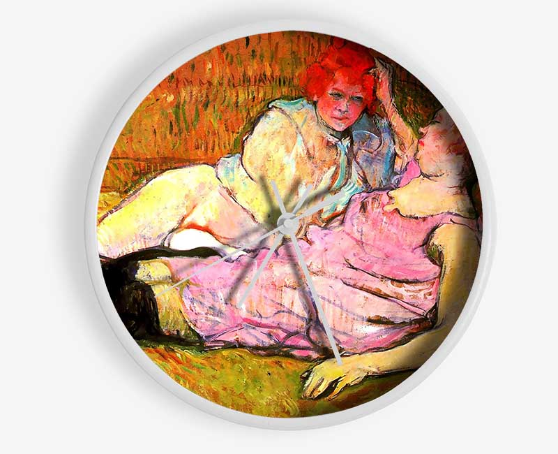 Toulouse Lautrec The Sofa Clock - Wallart-Direct UK