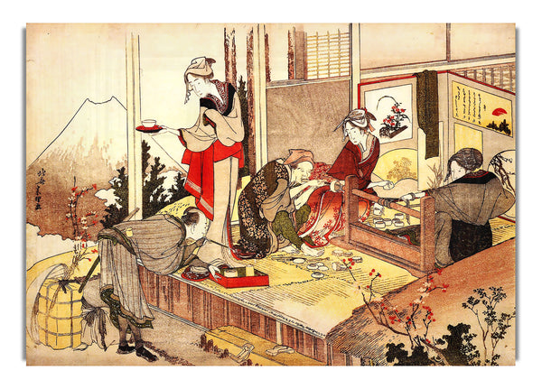 The Studio Of Netsuke By Hokusai