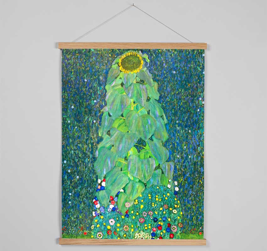 Klimt The Sunflower Hanging Poster - Wallart-Direct UK