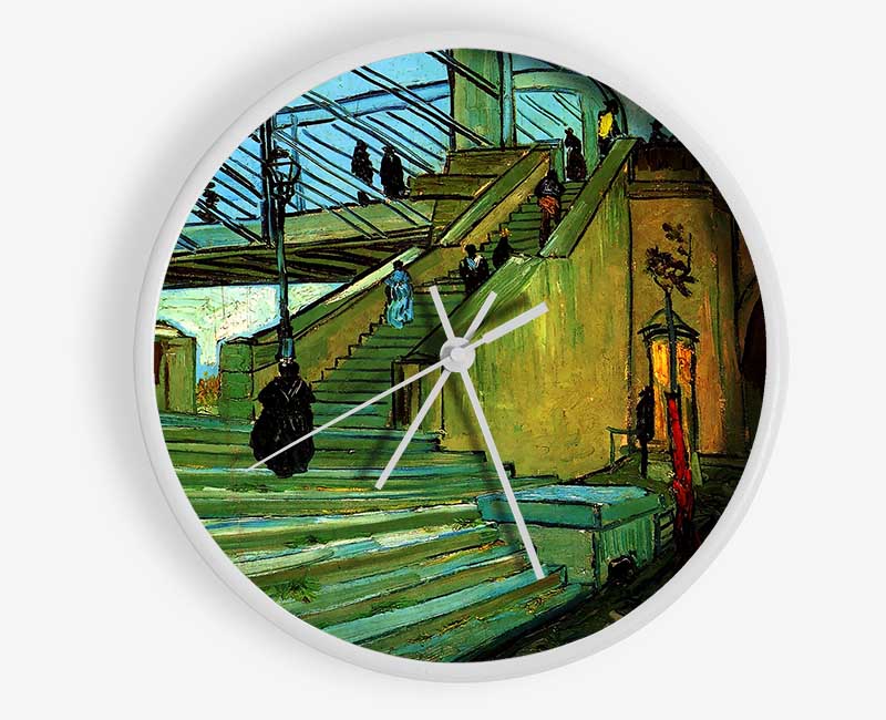 Van Gogh The Trinquetaille Bridge Clock - Wallart-Direct UK