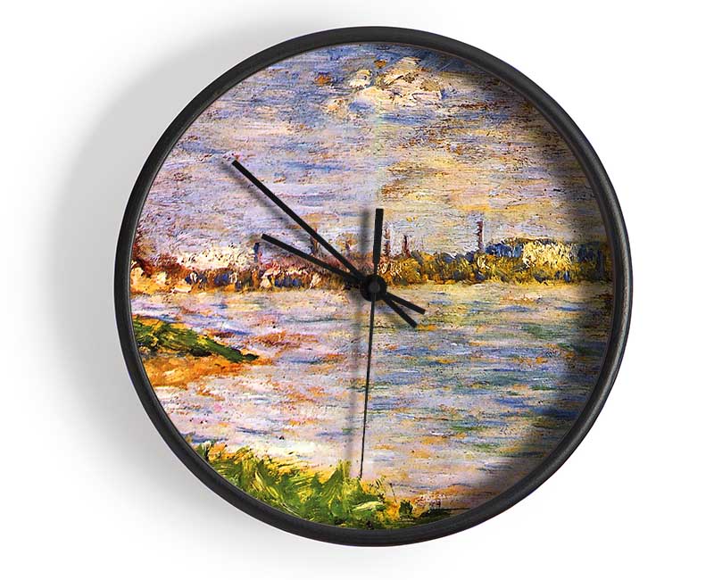 Seurat The Two Banks Clock - Wallart-Direct UK