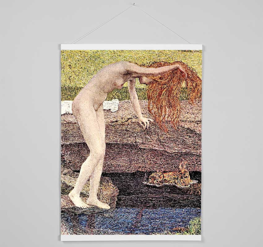 The Vanity Detail By Giovanni Segantini Hanging Poster - Wallart-Direct UK