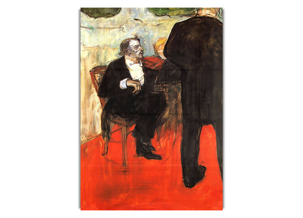 The Violinist Dancla By Toulouse Lautrec