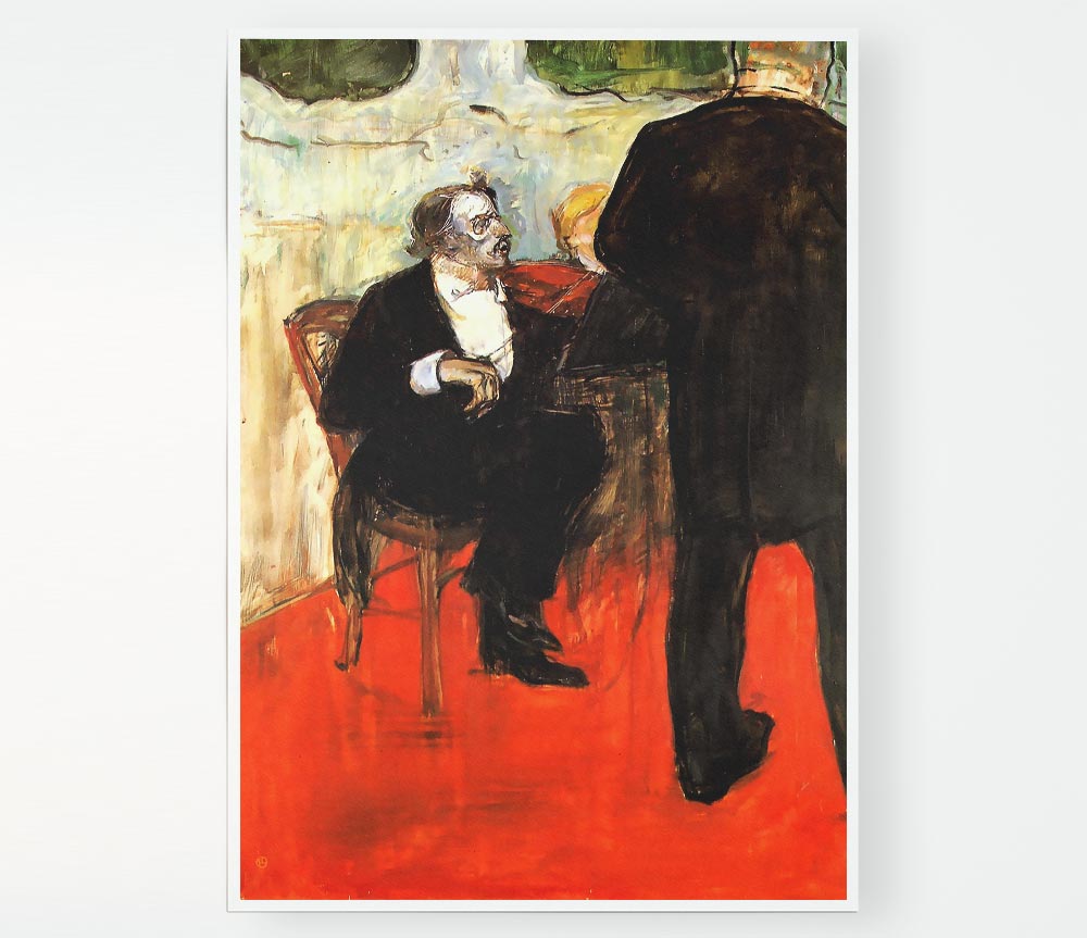 Toulouse Lautrec The Violinist Dancla Print Poster Wall Art