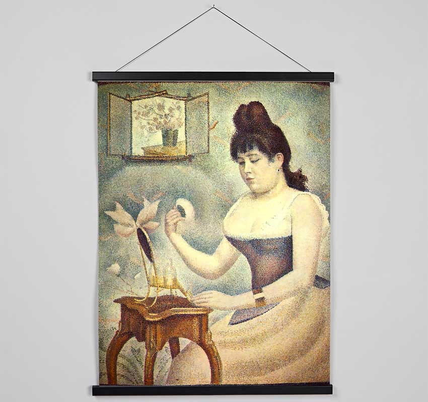 Seurat The Woman With The Powder Puff Hanging Poster - Wallart-Direct UK