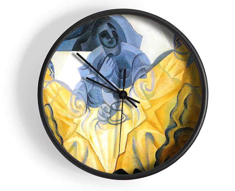 Juan Gris Three Masks Clock - Wallart-Direct UK