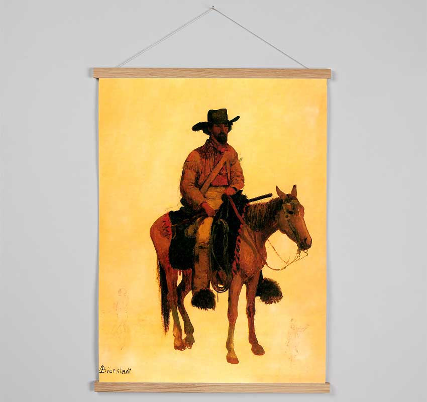 Bierstadt Trapper Hanging Poster - Wallart-Direct UK