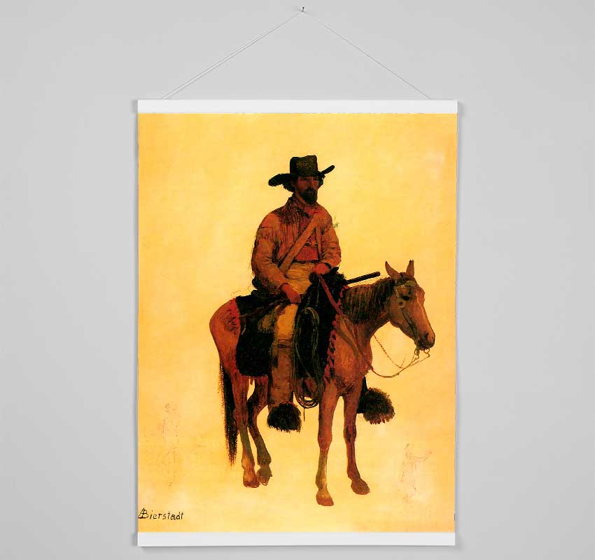 Bierstadt Trapper Hanging Poster - Wallart-Direct UK