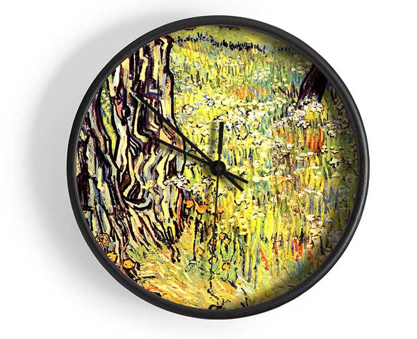 Van Gogh Tree Trunks Clock - Wallart-Direct UK