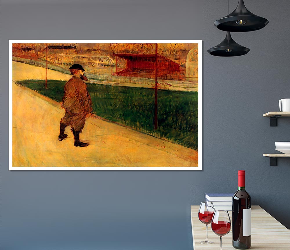 Toulouse Lautrec Tristan Bernard Print Poster Wall Art