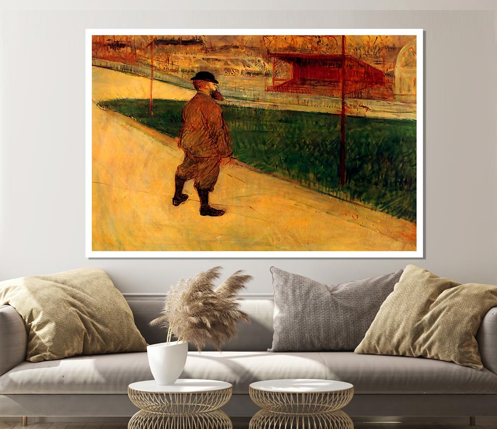 Toulouse Lautrec Tristan Bernard Print Poster Wall Art