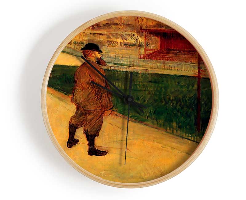 Toulouse Lautrec Tristan Bernard Clock - Wallart-Direct UK