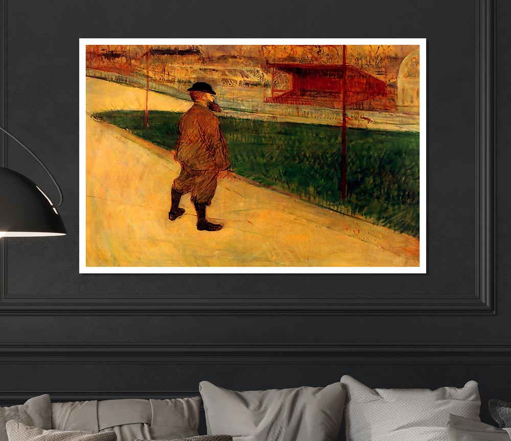 Toulouse Lautrec Tristan Bernard Print Poster Wall Art