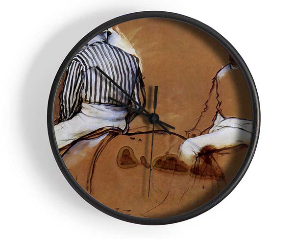 Degas Two Jockeys Clock - Wallart-Direct UK