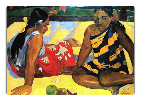 Two Women From Tahiti By Gauguin