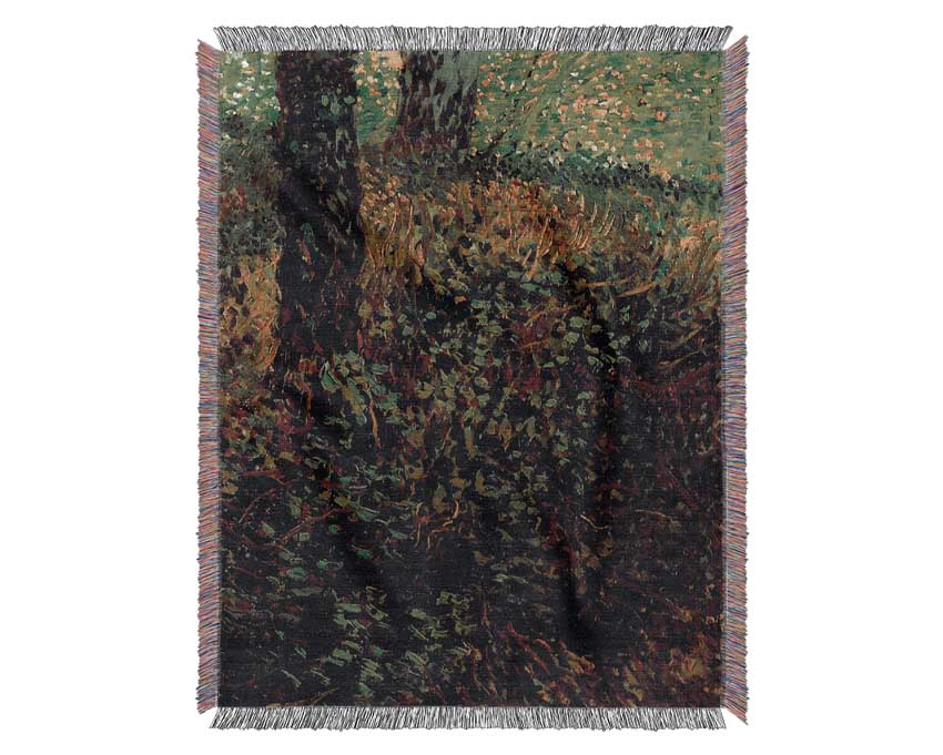 Van Gogh Undergrowth Woven Blanket