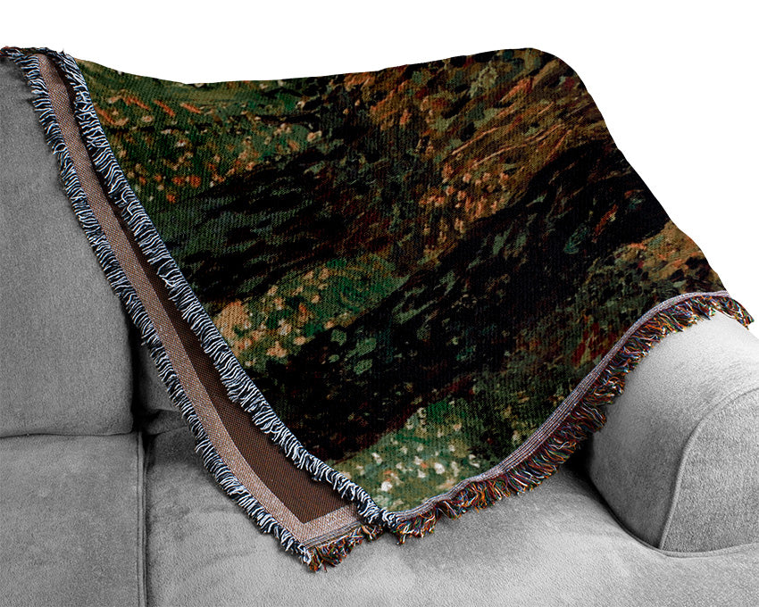 Van Gogh Undergrowth Woven Blanket