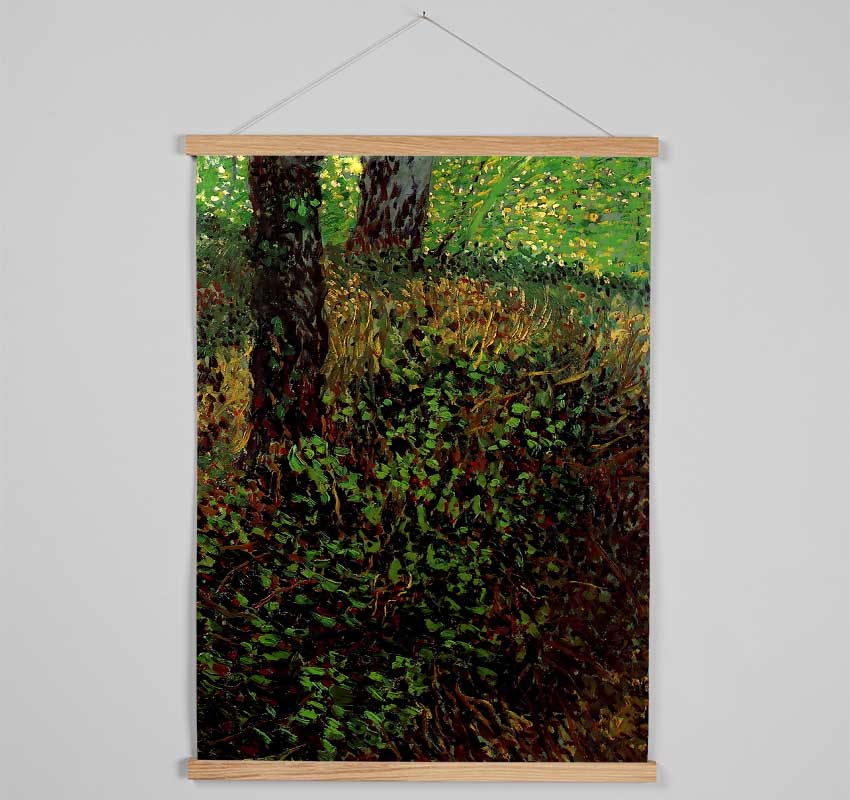 Van Gogh Undergrowth Hanging Poster - Wallart-Direct UK