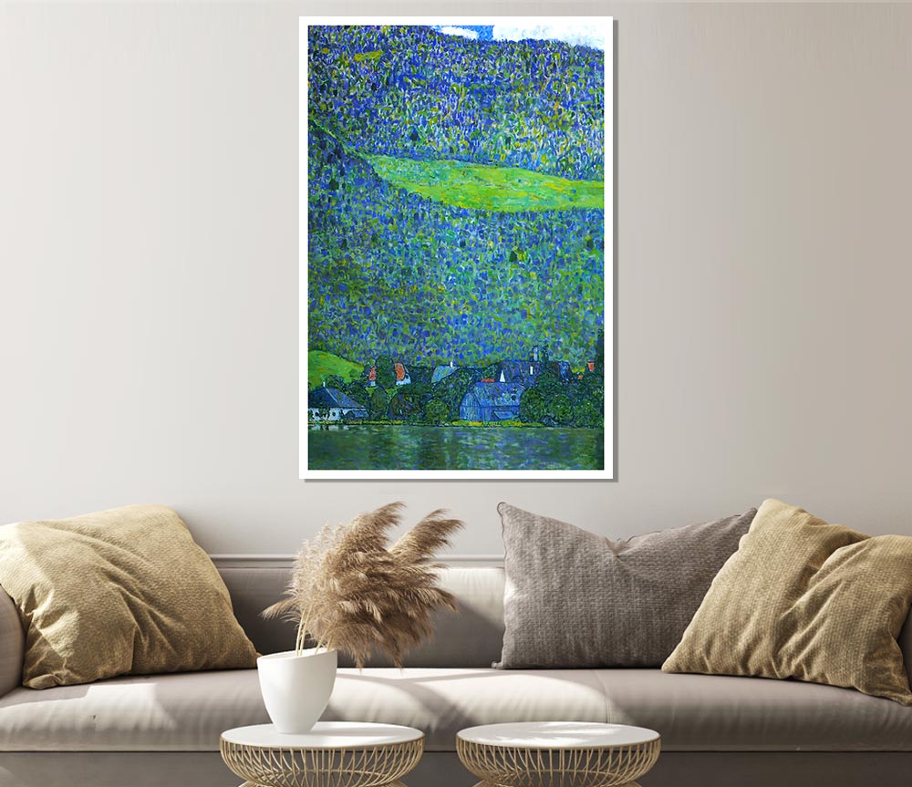 Klimt Unterach At The Attersee Print Poster Wall Art