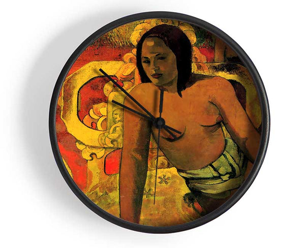 Gauguin Vairumati Clock - Wallart-Direct UK