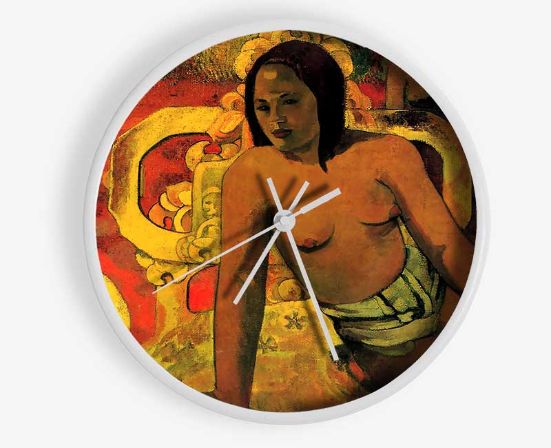 Gauguin Vairumati Clock - Wallart-Direct UK