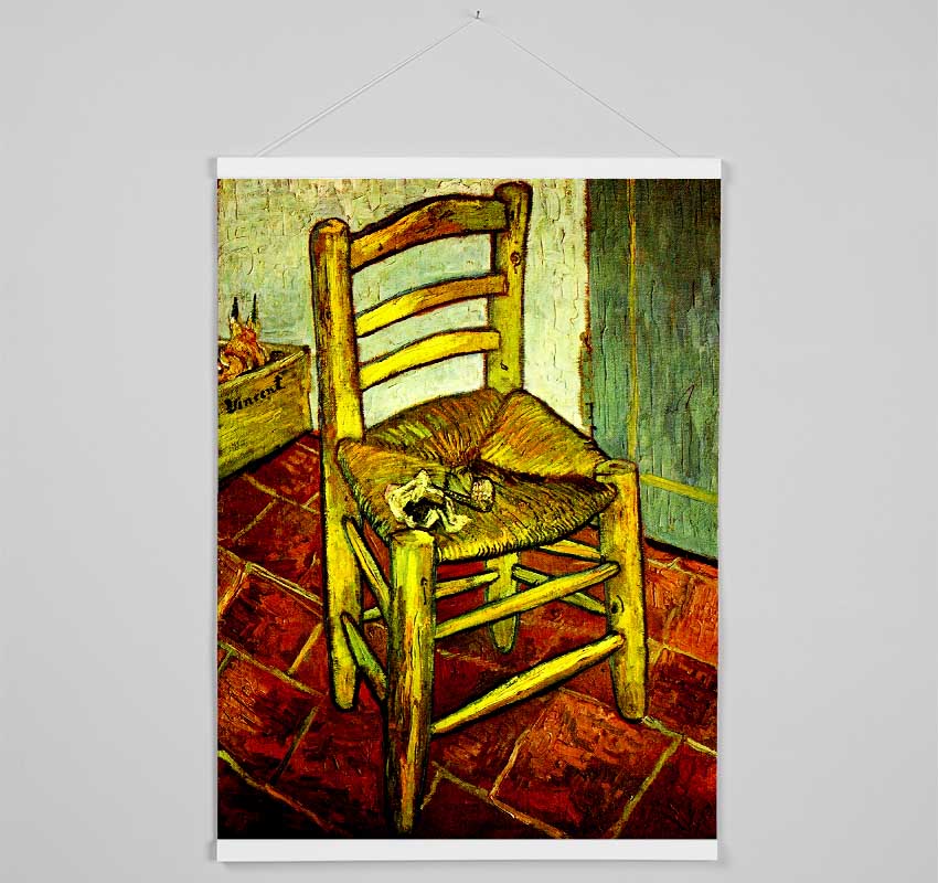 Van Gogh Chair Hanging Poster - Wallart-Direct UK