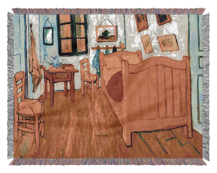 Van Gogh Room At Arles Woven Blanket