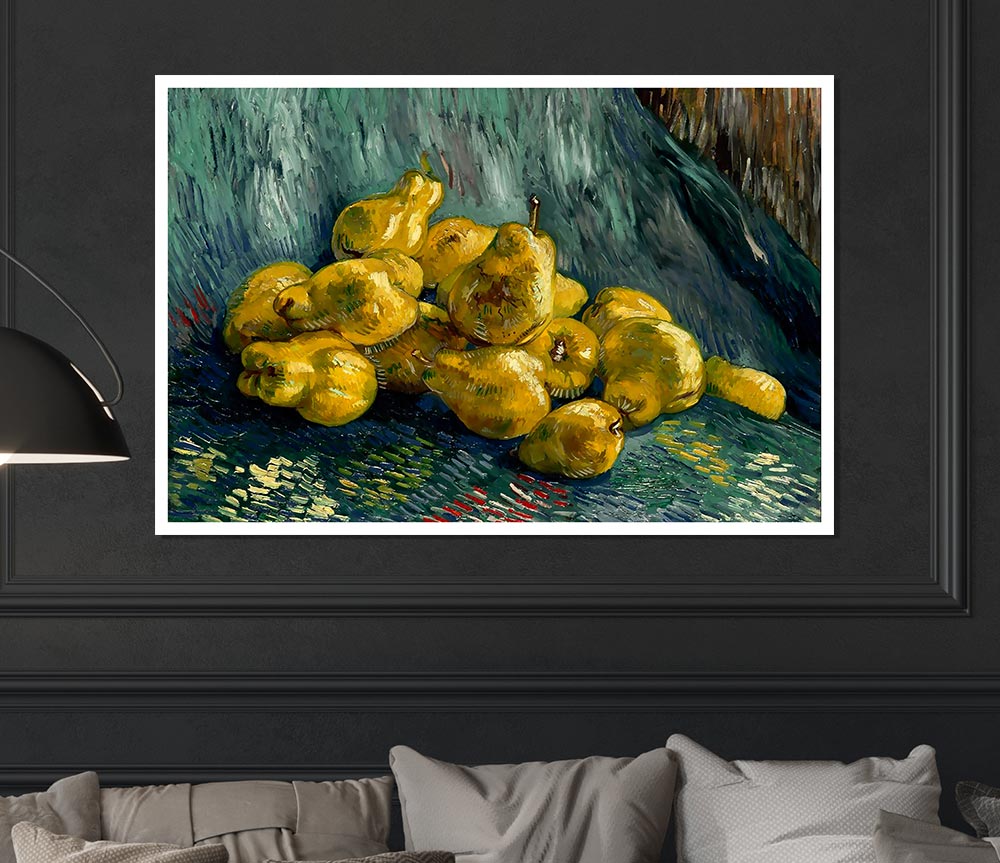 Van Gogh Still Life With Quinces Print Poster Wall Art